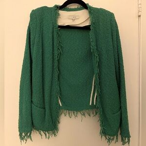IRO jacket cardigan in green size EU 38 / US size 6